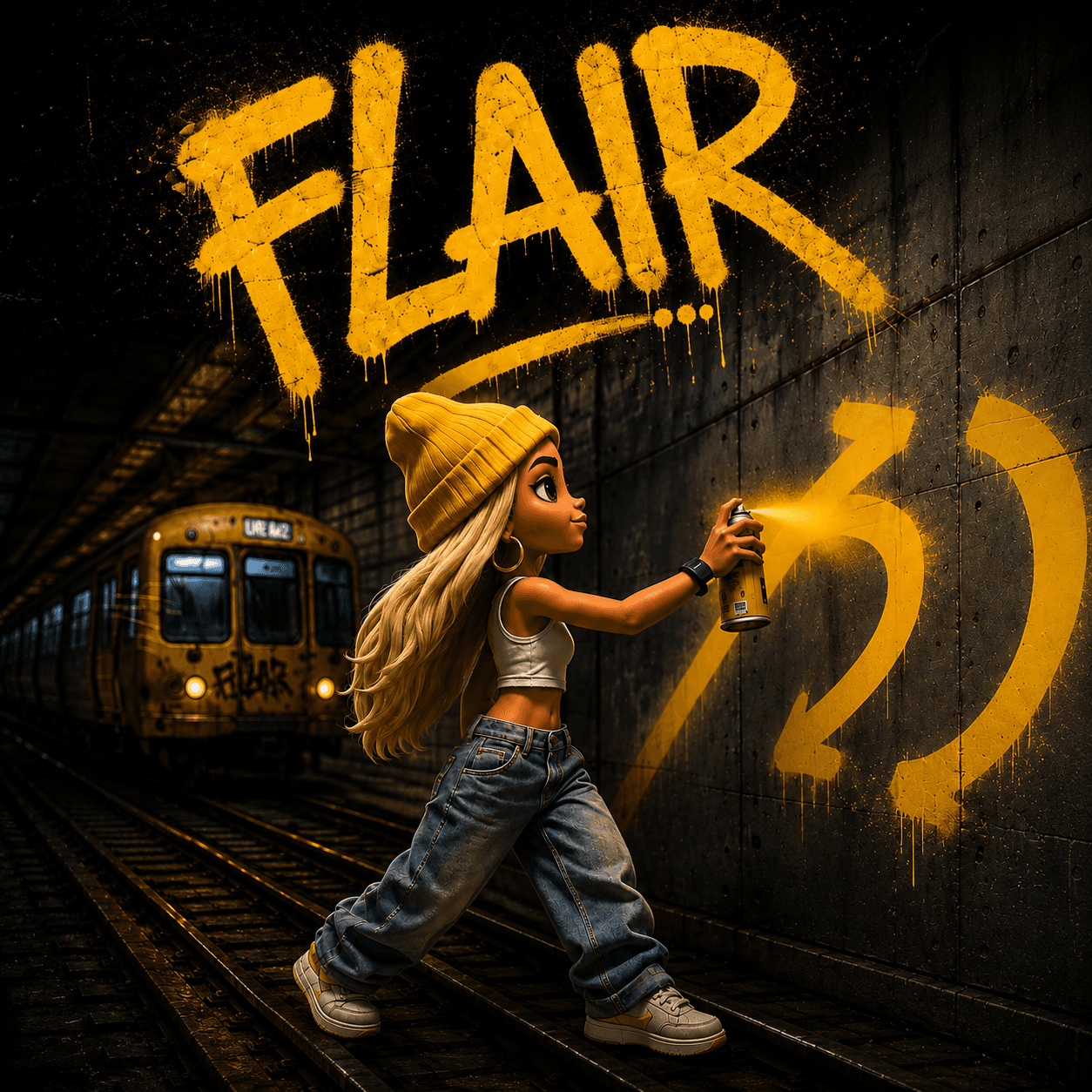 FLAIR image}